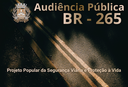 Audiência Pública sobre BR-265 acontece nesta quarta-feira (15)